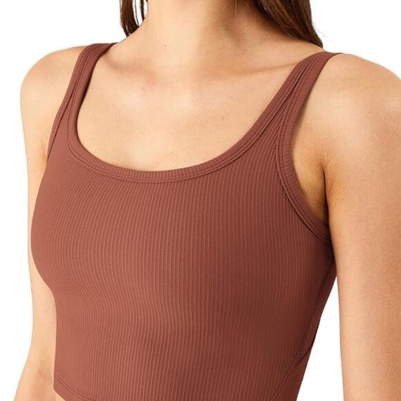 Amazon Ribbed Crop Top - Picture 1 of 6